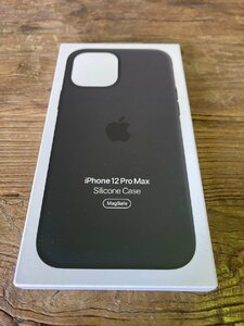 Apple iPhone 【純正】 MagSafe対応 iPhone 12 Pro Max シリコーンケース ブラック 未使用品
