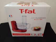 未使用品 T-FAL ティファール フードプロセッサー ミニプロ ルビーレッド プラス MB601GJP _画像1