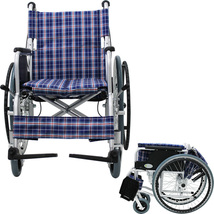 車椅子 軽量 コンパクト 自走式 車いす 自走介助兼用 ノーパンクタイヤ アルミ製車いす 自走用車椅子_画像5