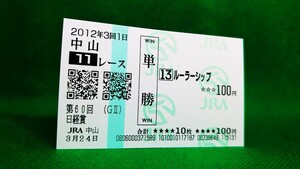 ルーラーシップ：2012日経賞：現地単勝馬券