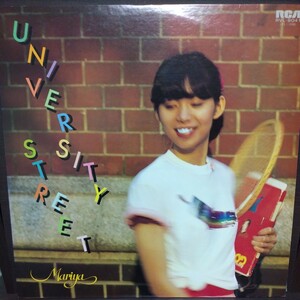 LP/竹内まりや 　UNIVERSITY STREET