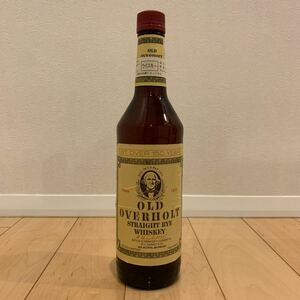 オールドオーバーホルト 4年 750ml 40% 旧ボトル ケンタッキー ストレート ライ ウイスキー OLD OVERHOLT 古酒