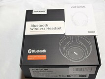 Nuroum ワイヤレス ヘッドセット Bluetooth 無線 ヘッドホン ノイズキャンセリング 250度回転 マイク付き_画像2