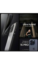 Spigen iPhone 15 Pro ケース クリア 耐衝撃 黄変なし 米軍MIL規格取得 ストラップホール 透明 TPU アイフォン15プロ_画像4