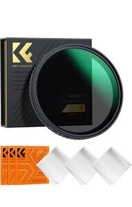 K&F Concept 43mm changeable ND filter ND2-ND32 X shape blur none made in Japan AGC optics glass HD super . image power 