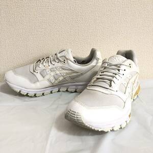 レトロ感◎★asics アシックス★GELSAGA 180 ゲルサガ ランニング ローカット スニーカー シューズ 靴 クッション ホワイト 27cm/714