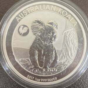 2017年 AUSTRALIAN KOALA 1oz オーストラリア コアラ 1オンス 銀貨 シルバー SV1000 記念硬貨 コイン メダル 純銀