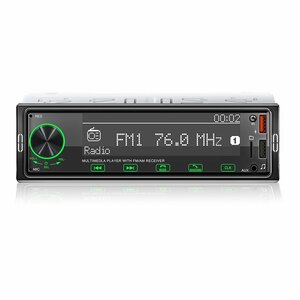 MAXWIN 1DIN media player smartphone connection Bluetooth equipment USB/SD slot MP3 4 speaker connection possible 12V FM/AM radio tuner 1DIN009