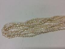 ■2591 真珠 パール ネックレス SILVER シルバー 刻印有 アクセサリー 総重量約61.8ｇ ケース付 ※写真をご確認下さい_画像3