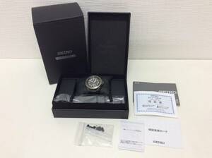 ■2938　SEIKO ネイバーフッド ダイバーズウォッチ V157-0DW0 SBDJ059 プロスペックス ソーラー 腕時計 稼働 デイト〇 リューズ〇 付属品付