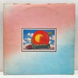 良好盤!! インサート完品 2LP ざら紙 GFジャケット ALLMAN BROTHERS BAND Eat A Peach ('72 Capricorn) オールマン・ブラザーズ・バンド