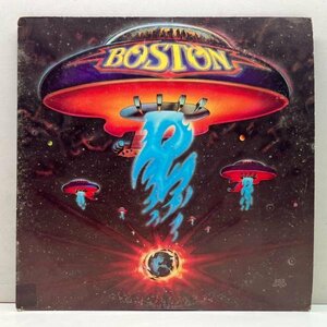 US初期プレス 橙ラベ BOSTON Same／1st ('76 Epic) ボストン／幻想飛行 デビュー作品 米プレス LP 十分概ね良好！