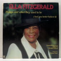 良好!! 初版 W無し USオリジ ELLA FITZGERALD Things Ain't What They Used To Be ('71 Reprise) Norman Granzプロデュース 名演 Sunny 他_画像1