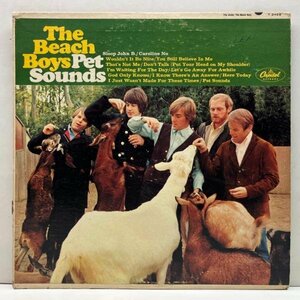  obtaining defect!! MONO rainbow rim US original BEACH BOYS Pet Sounds ('66 Capitol) beach * boys | pet *saunz rice the first times monaural 