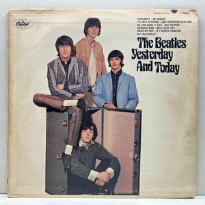 プレイ良好!! MONO 虹リム USオリジナル THE BEATLES Yesterday And Today ('66 Capitol) トランク・ジャケット ※Not Butcher