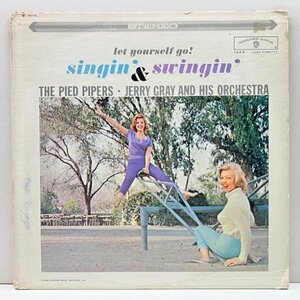 良好盤!! USオリジナル PAT#スタンパー PIED PIPERS Singin' & Swingin' ('62 Warner) パイド・パイパース 米 初回 Stereo 金ラベル