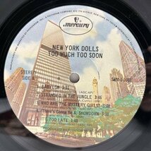 美盤!! STERLING刻印 USオリジナル NEW YORK DOLLS In Too Much Too Soon ('74 Mercury) ニューヨーク・ドールズ 傑作2nd. ラスト LP_画像3
