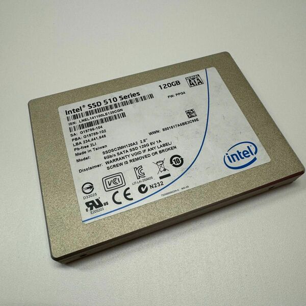 Intel製 SSD 510Series 120GB 2.5インチ SATA接続