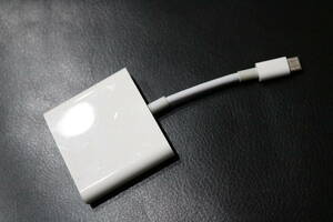 [中古動作品] Apple純正 USB-C Digital AV Multiport Adapter A1621 MJ1K2AM/A