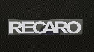 訳ありステッカー　ＲＥＣＡＲＯ　ホワイト　１枚　★送料無料★　Ｒ-01