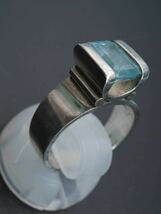 【171】12号 シルバー トパーズ リング 銀製 天然石 指輪 TIA_画像3