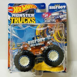 新品★ホットウィール BIGFOOT HotWheels ビッグフット MONSTER TRUCKS モンスタートラック モントラ BIG FOOT 4×4×4 Firestone