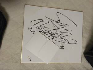  Sugi Masamichi san autograph autograph square fancy cardboard ( address none )