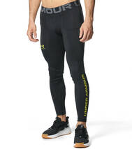 UNDER ARMOUR■1.7万 アンダーアーマー〔M〕上下 セット UA COLDGEAR コンプレッション クルーシャツ レギンス 23'冬モデル 正規品_画像6