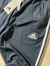 adidas■アディダス〔2XL〕24/7 AEROREADY デニム 上下 セット ダブルニット ジャケット テーパード パンツ ネイビー 三本ライン23'秋冬_画像5