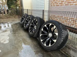 極上品！WALDジャレット！スタッドレス！285/45/r22OF用マイナスオフセット10.5j-5 LX570用！バリ溝！送料無料！