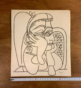 HH-7028 ■送料込■ ピカソ Picasso 絵画 工芸品 複製画 美術品 洋画 レトロ /くYUら