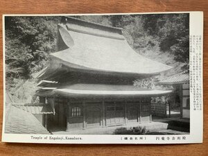 FF-9536 ■送料込■ 神奈川県 鎌倉市 円覚寺 舎利殿 神社 寺 宗教 寺院 建物 建築物 建造物 名所 風景 絵葉書 古葉書 写真 古写真/くNAら