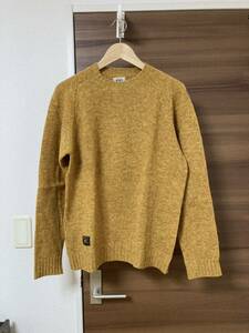 WTAPS DECK CREW-C SWEATER JCRENNIE MUSTARD Lサイズ 14A/W