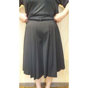 ★☆ 日本製! 高品質!ミセス!キュロット・スカート サイズ M (スカート風) 黒☆★