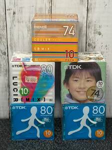 TDK Maxell MD 10pack 5セット 50枚　録音用　ミニディスク 80 74
