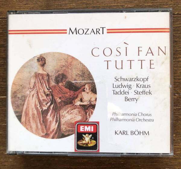 3CD-Jan / EMI Records / E.Schwarzkopf (sopran) C.Ludwig (alt) BOHM・Phiharmonia Or & Chorus / MOZART_COSI FAN TUTTE