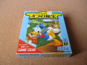  new goods Game Gear rare soft Donald Duck 4.. ..( box pain equipped )GG