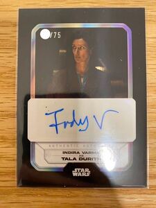 Topps star wars スターウォーズ　サインカード　INDIRA VARMA オビワン　game of thrones