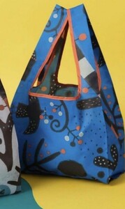 KALDIka Rudy eko-bag tote bag shopping bag not for sale ORIGINAL. kimono ... blue 