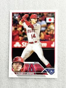 【RC】　ローガン オホッピー　（Logan O'Hoppe）　topps MLB RC カード　エンゼルス