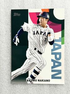 【中野 拓夢】　WBC TOPPS JAPAN EDITION MLB カード　　阪神タイガース