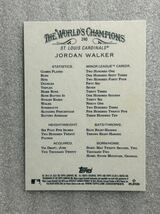 【RC】　ジョーダン　ウォーカー　（Jordan Walker）　topps MLB RC カード　カージナルス_画像2