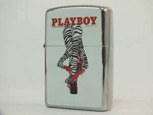 未使用 ZIPPO ジッポー ジッポ ライター PLAYBOY ゼブラ