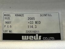 Weds KRANZE 20インチ ホイール★BRIDGESTONE 2022年製 245/40R20 4本セット★アルファード ヴェルファイア エクストレイル エルグランド_画像5