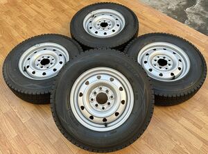 TOPY 13インチ ホイール＆DUNLOP WINTERMAXX 165R13 6P.R. LT 4本セット★プロボックス サクシード ADバン パートナー等に