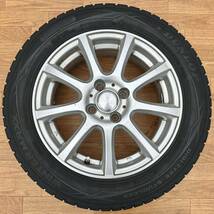 DUFECT 15インチ アルミホイール & DUNLOP 175/65R15タイヤ 4本セット★アクア ヴィッツ ポルテ スイフト フィット キューブ等に_画像7