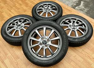 MANARAY SPORT 15インチ アルミホイール＆BS BLIZZAK VRX3 2021年製 165/60R15 4本セット★ ハスラー キャスト ピクシスジョイ デリカD:2