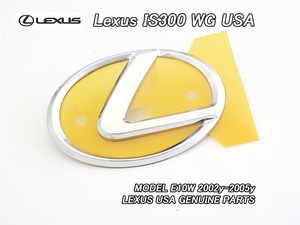 アルテッツァGITA/LEXUS/レクサスIS300ワゴン純正USエンブレム-リアLマーク/USDM北米仕様トヨタALTEZZAジータWagonセンターシンボルUSA