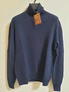 【新品】ロロピアーナ Loro Piana ビキューナ & ベビーカシミア ブレンド Vicuna Baby cashmere タートルネック ビクーニャ ビクーナ