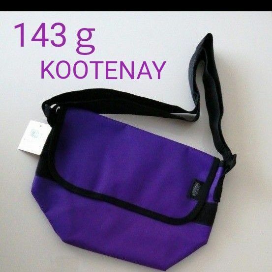 【未使用品】 KOOTENAY ショルダーバッグ ショルダーバッグ ボディバッグ ワンショルダー メッセンジャーバッグ 紫色 軽量